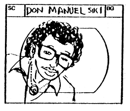 Don Manuel storyboard caricature