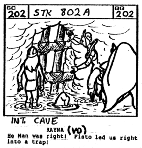 Fisto's Forest storyboard scene 202