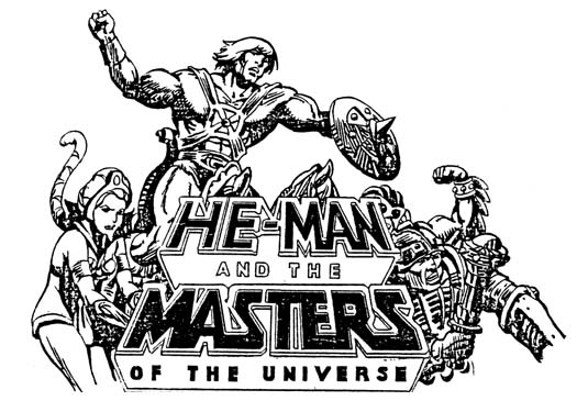 He-Man and the Masters of the Universe script logo