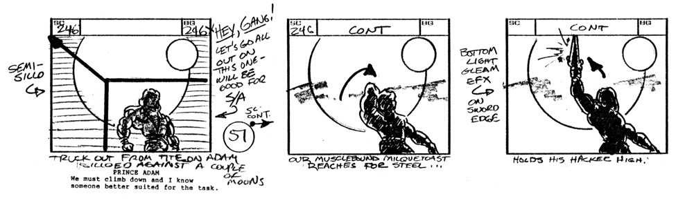 Into the Abyss storyboard by Bob Forward